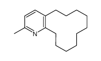 5,6,7,8,9,10,11,12,13,14-decahydro-2-methylcyclododeca[b]pyridine结构式