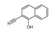 1-hydroxynaphthalene-2-carbonitrile structure