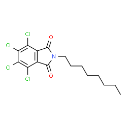 3,4,5,6-tetrachloro-N-octylphthalimide结构式