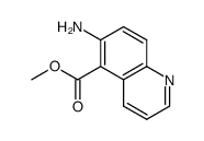 5-Quinolinecarboxylicacid,6-amino-,methylester(9CI) Structure