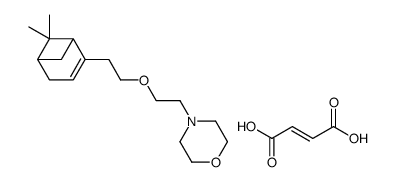 (E)-but-2-enedioic acid,4-[2-[2-(6,6-dimethyl-4-bicyclo[3.1.1]hept-3-enyl)ethoxy]ethyl]morpholine结构式