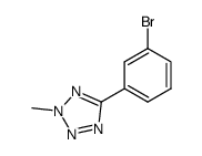 5-(3-bromo-phenyl)-2-methyl-2H-tetrazole Structure