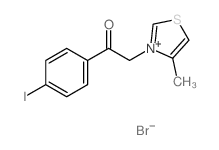 1-(4-iodophenyl)-2-(4-methyl-1-thia-3-azoniacyclopenta-2,4-dien-3-yl)ethanone picture