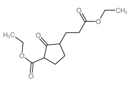 Cyclopentanepropanoicacid, 3-(ethoxycarbonyl)-2-oxo-, ethyl ester picture