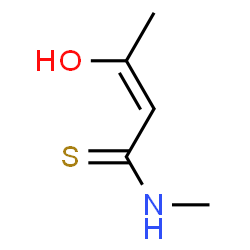 2-Butenethioamide, 3-hydroxy-N-methyl- (9CI) Structure