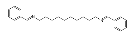 1,10-Bis-benzyliden-amino-decan结构式