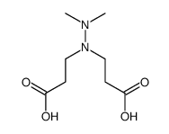 3,3'-(2,2-dimethylhydrazine-1,1-diyl)dipropionic acid Structure