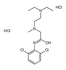 2-[(2,6-dichlorophenyl)carbamoylmethyl-methyl-ammonio]ethyl-diethyl-az anium dichloride picture