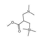 Methyl 3-(dimethylamino)-2-((trimethylsilyl)methyl)propionat结构式