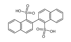 [2,2']binaphthyl-1,1'-disulfonic acid结构式