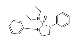 N,N-diethyl-2-oxo-1,3-diphenyl-1,3,2λ5-diazaphospholidin-2-amine Structure