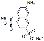 6-aminonaphthalene-1,3-disulphonic acid, sodium salt Structure