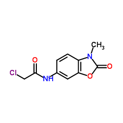 2-CHLORO-N-(3-METHYL-2-OXO-2,3-DIHYDRO-BENZOOXAZOL-6-YL)-ACETAMIDE结构式