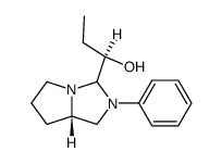 (1R)-1-((7aS)-2-phenylhexahydro-1H-pyrrolo[1,2-c]imidazol-3-yl)propan-1-ol Structure