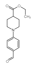 ethyl 1-(4-formylphenyl)piperidine-4-carboxylate Structure