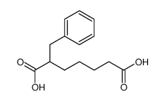 2-benzyl-heptanedioic acid Structure