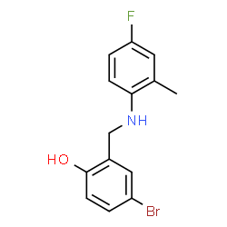 4-BROMO-2-[(4-FLUORO-2-METHYLANILINO)METHYL]BENZENOL图片