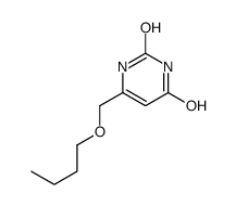 6-(butoxymethyl)-1H-pyrimidine-2,4-dione结构式