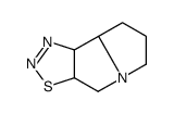 4,6,7,8,8a,8b-hexahydro-3aH-thiadiazolo[4,5-a]pyrrolizine结构式