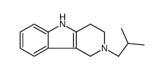 2-(2-methylpropyl)-1,3,4,5-tetrahydropyrido[4,3-b]indole Structure