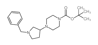 4-(1-苄基吡咯烷-3-基)哌嗪-1-羧酸叔丁酯图片