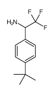 1-(4-tert-butylphenyl)-2,2,2-trifluoroethan-1-amine结构式