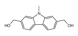 2,7-bis(hydroxymethyl)-9-methyl-9H-carbazole Structure