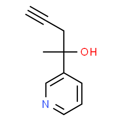 2-(3-Pyridyl)-4-pentyn-2-ol structure