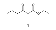 2-cyano-3-oxo-hexanoic acid ethyl ester Structure