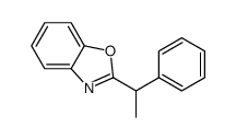 2-(1-phenylethyl)-1,3-benzoxazole结构式