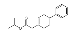 propan-2-yl 2-(4-phenylcyclohexen-1-yl)acetate Structure