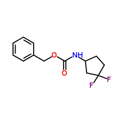 Benzyl (3,3-difluorocyclopentyl)carbamate Structure