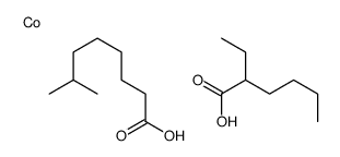 (2-ethylhexanoato-O)(isononanoato-O)cobalt structure