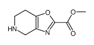 methyl 4,5,6,7-tetrahydro-[1,3]oxazolo[4,5-c]pyridine-2-carboxylate结构式