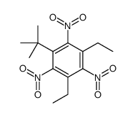 1-tert-butyl-3,5-diethyl-2,4,6-trinitrobenzene结构式