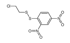 (2-chloro-ethyl)-(2,4-dinitro-phenyl)-disulfide Structure