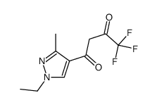 1-(1-ETHYL-3-METHYL-1H-PYRAZOL-4-YL)-4,4,4-TRIFLUOROBUTANE-1,3-DIONE picture