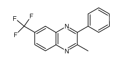 2-methyl-3-phenyl-6-trifluoromethylquinoxaline Structure