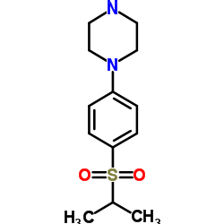 1-[4-(Isopropylsulfonyl)phenyl]piperazine结构式