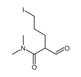 2-formyl-5-iodo-N,N-dimethylpentanamide结构式