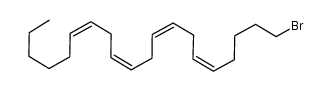 (5Z,8Z,11Z,14Z)-1-bromoeicosa-5,8,11,14-tetraene Structure