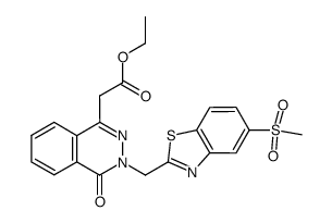 2-氯甲基-5-三氟甲基苯并噻唑结构式