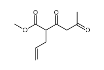 methyl 2-allyl-3,5-dioxohexanoate Structure