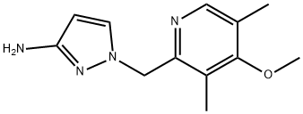 1-[(4-methoxy-3,5-dimethyl-2-pyridinyl)methyl]-1H-pyrazol-3-amine Structure