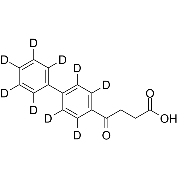 Fenbufen-d9 Structure