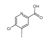 5-chloro-4-iodo-2-pyridinecarboxylic acid Structure