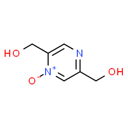 2,5-Pyrazinedimethanol,1-oxide Structure