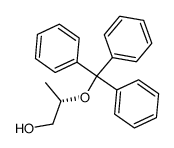 (S)-2-(trityloxy)-1-propanol Structure