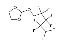 (2,2,3,3,4,4,5,5-octafluorpentoxy)-1,3-dioxolan结构式