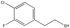 2-(4-chloro-3-fluorophenyl)ethanethiol Structure